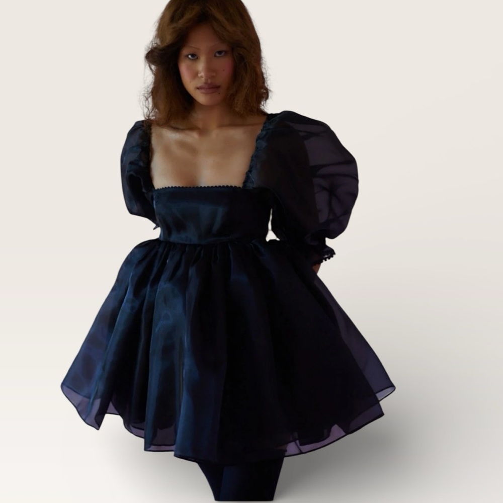 Selkie Caviar Puff Sleeve Dress